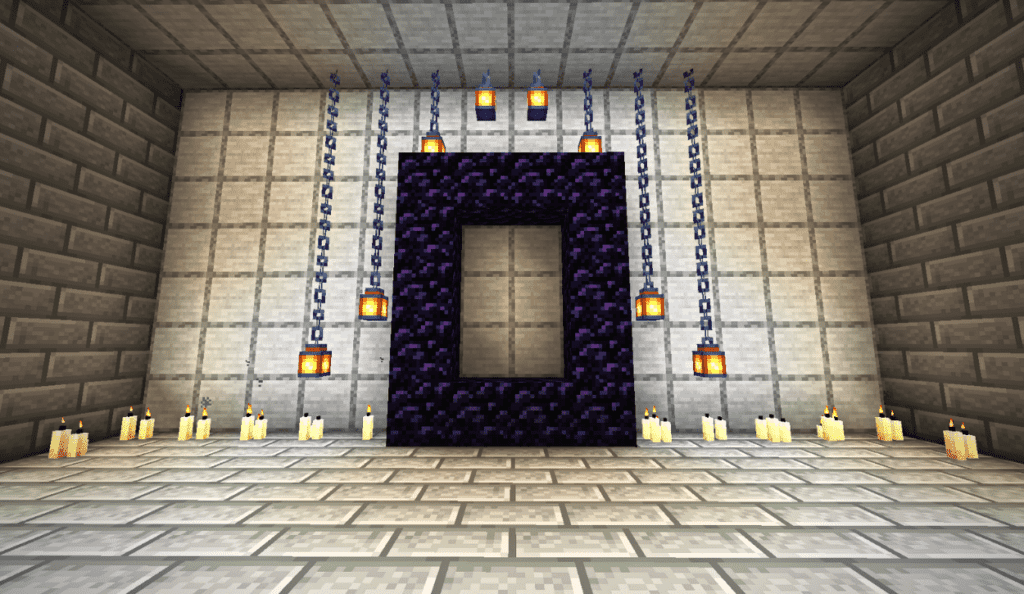 A Full Construction of a Nether Portal