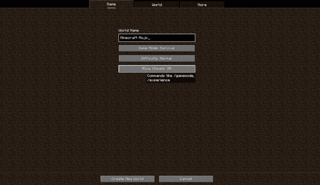 How to Enable Cheats in Minecraft - Minecraft Mojo