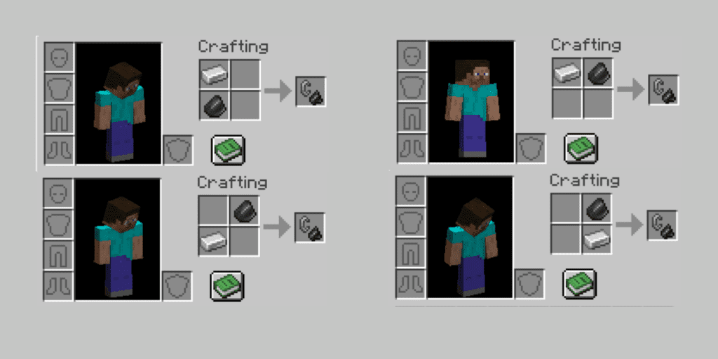 How to Make Flint and Steel in The Inventory Crafting Grid