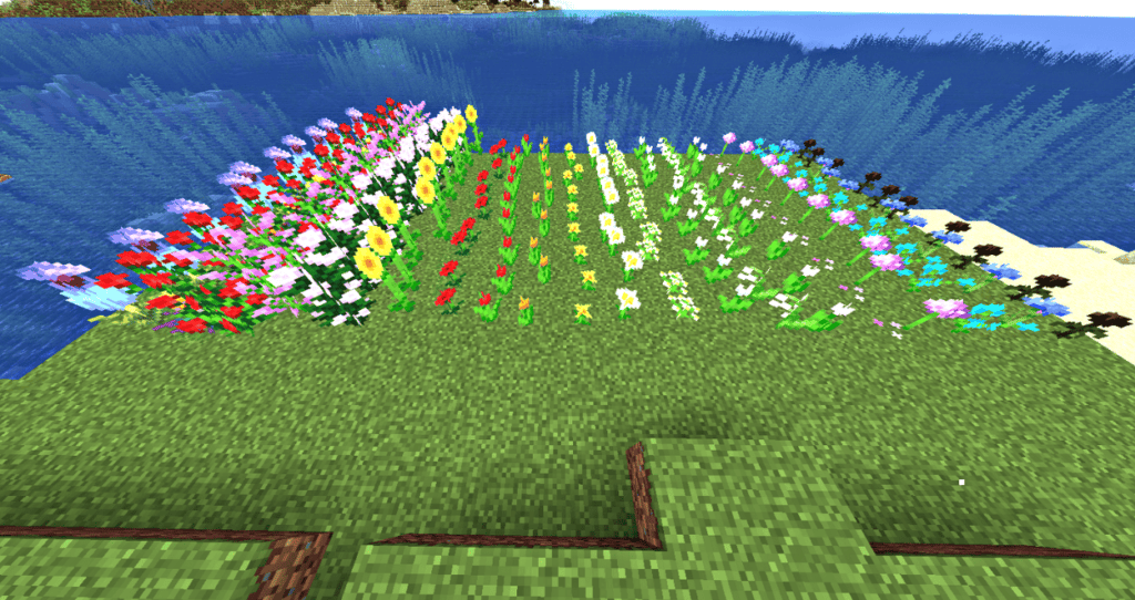 All types of Minecraft flowers