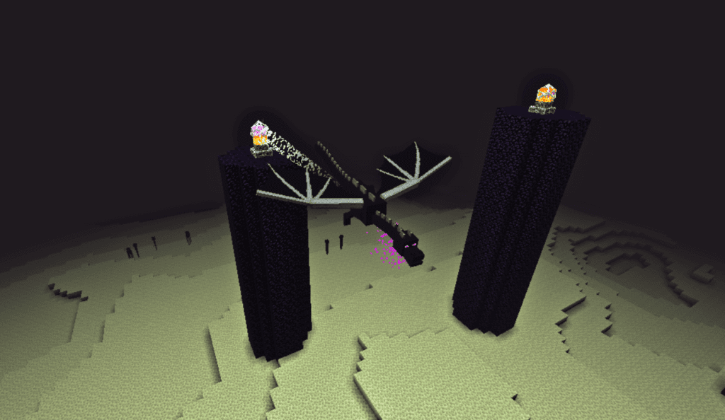 Fighting the Ender Dragon