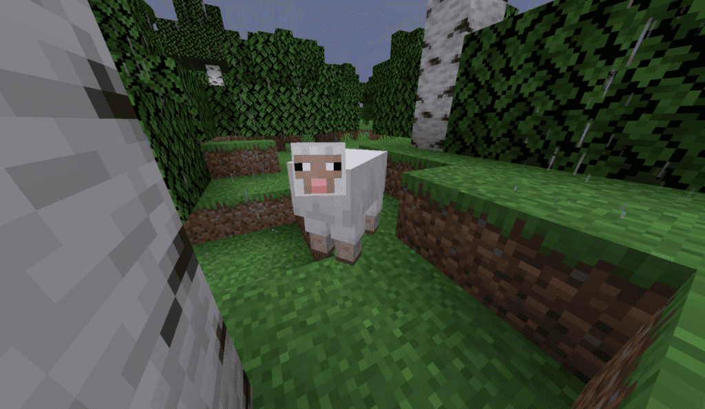 Sheep are crucial to survive the first night in Minecraft. They are among the most common mobs in Minecraft so it shouldn't be to hard to find them