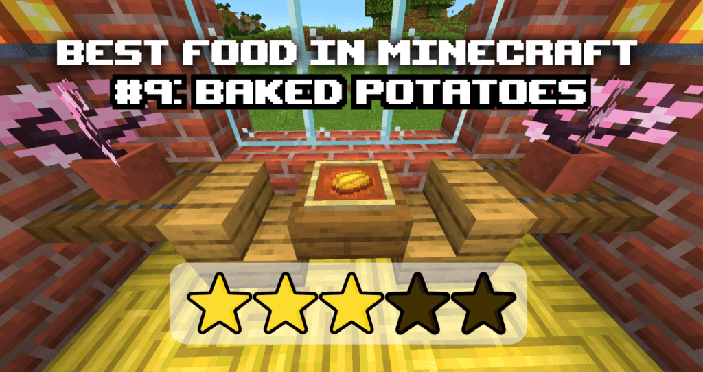 Best Food in Minecraft #9 Baked Potatoes