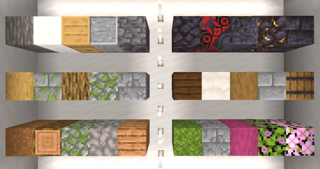 Choosing a block color pallet before you start building will make building your Minecraft house easier and better at the same time