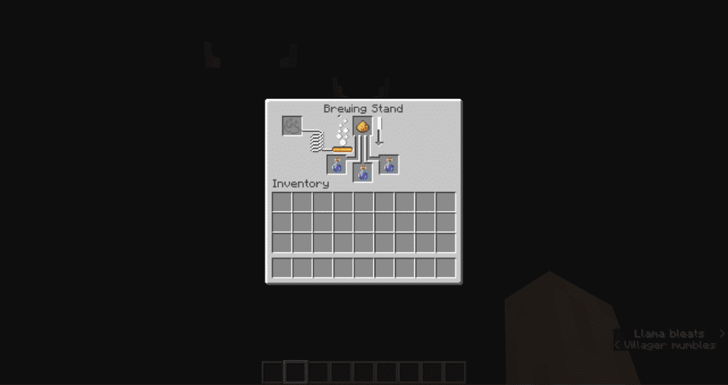 Extending the effect time of a potion using Glowstone