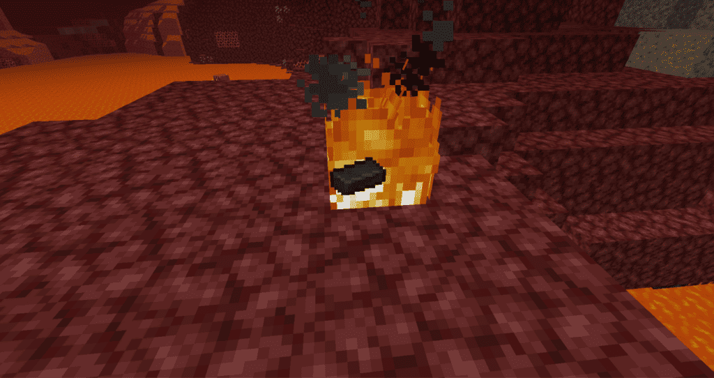 Netherite Ingot is resistant to fire and lava when dropped